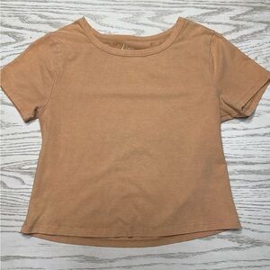 Cropped Short Sleeve Women's Tee